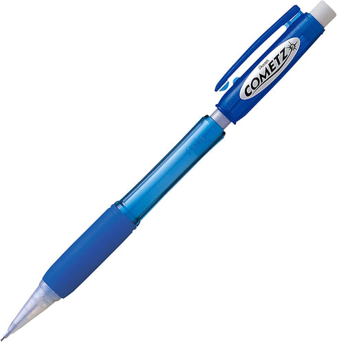 Pentel Cometz Mechanical Pencil, HB #2, .9mm, Blue, Dozen, AX119C