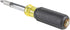 Klein Tools 32500MAG Magnetic Multi-Bit Screwdriver, 11-in-1 Tool with 8 Bits and Cushion Grip Handle