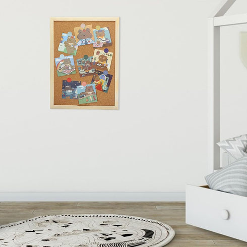 STOBOK Office Bulletin Board Set, Pure Wood Pulp Corkboards for Wall Notice Board & Message Board