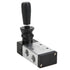 Pneumatic Manual Control Valve 5 Port 2 Position Hand Lever Valve 0~0.8Mpa for Industrial Control Systems