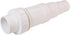 Midline Valve 567SD200 Heavy Duty PVC Repair Coupling, Expandable Pipe Fitting, 2'' White Plastic