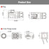 4 Pin Connector, Waterproof Industrial Solder Connector for Automotive, Power, Marine, and Solar Energy
