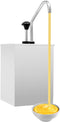 Toolven Nacho Cheese Dispenser with Pump, 4.2Qt Stainless Steel Nacho Cheese Warmer, Hot
