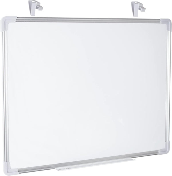 VIVO 24 x 20 inch Whiteboard with Ultra Thin Hook Mounting System, Dry Erase Board for Dorm, Home, or Office