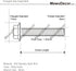 M8 x 25mm Flanged Hex Head Bolts, Stainless Steel 18-8 (304), Plain Finish, 15 PCS