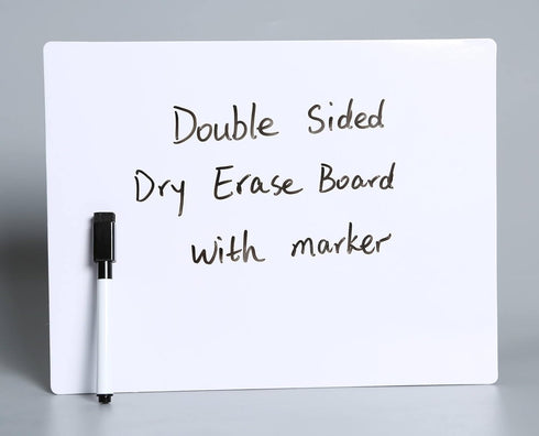 Dry Erase White Board for Student, 2-Pack Personal Whiteboard Lapboard for Kids, White Lapboard for School