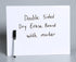 Dry Erase White Board for Student, 2-Pack Personal Whiteboard Lapboard for Kids, White Lapboard for School