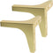 MAGICLULU Metal Triangle Furniture Legs for Couch and Cabinet, 13cm Titanium Finish