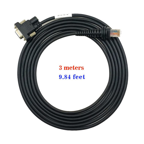 RS232 5V, 3m 1902G-SR 1902HHD 1200G 1452G (3M 9FT RS232 VOTTAN Cable Type A, Stright Scanner Cable Compatible