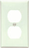 Eaton Cooper Wiring Devices 10520258 Receptacle Wall Cover Plate 1-Gang Duplex Nylon