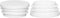 Flyshop White Round Ribbed Tube Inserts Chair Table Legs Plastic Plugs Tubing