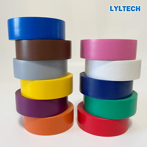 Electrical Tape Matte Rainbow 11 Colors Pack, 3/4-Inch by 30 Feet, Waterproof and Durable