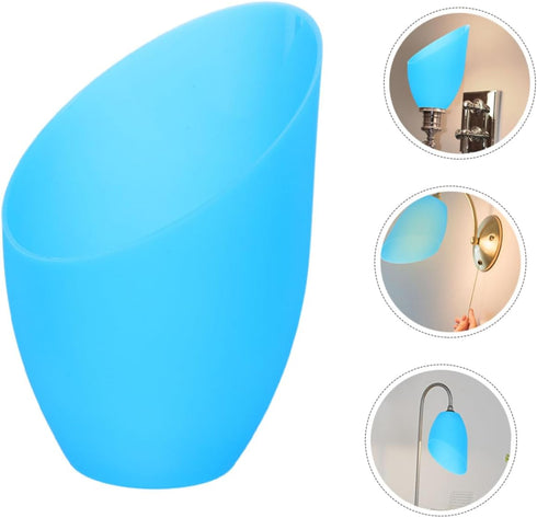 Bulb Horseshoe Lamp Shade Plastic Replacement for Oblique Design Easy Installation Warm Lighting for Decor Versatile
