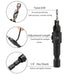 5pcs Wood Countersink Drill Bit Set, Hex Shank Quick Change Counter Sinker, Pilot Bit Set for Woodworking