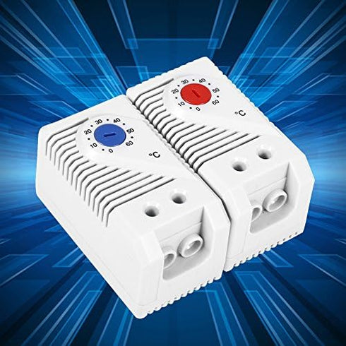 Mechanical Thermostat, 0-60 Adjustable Normally Close Temperature Controller Switch(KTO011)