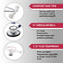 Dealmed General Exam Stethoscope, Professional Economy Dual-Head Medical Stethoscope with 32” Tubing