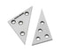 Accusize Industrial Tools 2 Pcs Solid Angle Plate Set - 30-60-90 Deg and 45-45-90 Deg