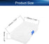 Yinpecly Component Storage Box, 143x100x30mm Plastic Organizer Container with 5 Grids for Electronic Components, Clear