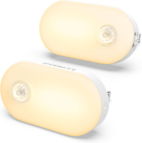 Lyridz Plug in Night Light with Motion Sensor, 120LM Superior Bright Smart