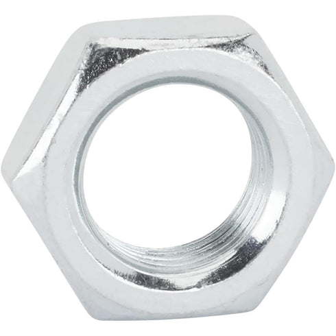 Speedway Motors 3/4 Inch-16 Pack 6 Steel Jam Nuts Left Hand Fine Thread, Zinc Plated Thin Profile Lock Nuts for Rod