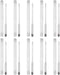 Cloimei Hydrometer Wine Tester Beer Meter Glass Hydrometer Kit 10Pcs Measuring Tool for
