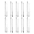 Cerlyiont 10 Pcs Hydrometer Test Kit, Hydrometer and Glass Test Jar Set, Hydrometer
