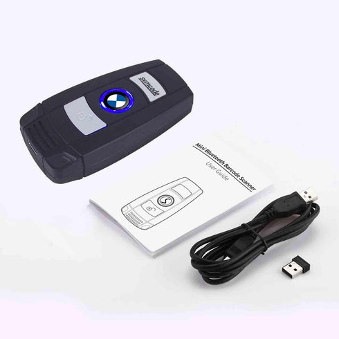 Symcode 1D Laser Bluetooth Barcode Scanner, 3-in-1 Wireless & Wired Portable Handheld Reader for Library, Warehouse,