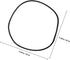 45cm, SEWACC Salon Chair Rubber Ring Base Floor Protector Gasket Barber Chair Replacement Part with Silicone Rubber Leg