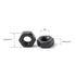 pouilzx M3 8 200pcs Carbon Steel Grade Hexagon Hex Nut Black Carbon Steel