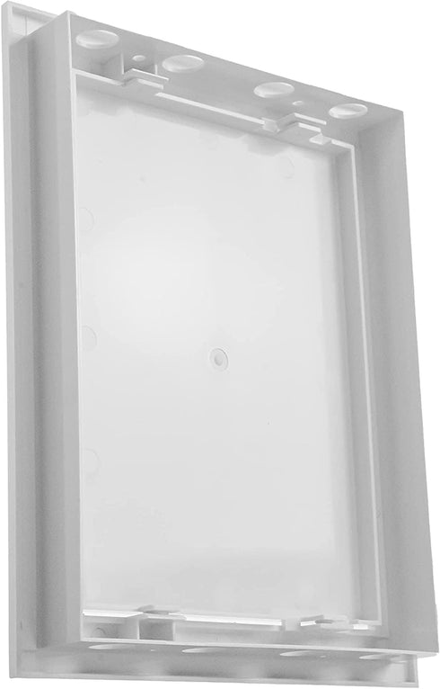 6" x 8" White Plastic Access Panel Door for Plumbing, Electricity, and Alarm Wall Access