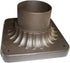 Designers Fountain 1916-ORB Outdoor Post Light Mounting Base, Oil Rubbed Bronze