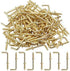 Jdesun Metal Screw in Hooks, 100pcs 3/4 Inch Right Angle Self-Tapping Hooks for Hanging, Gold