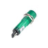 uxcell 10Pcs DC 24V Signal Indicator Dash Light, LED Bulbs XD10-3 Green, 10mm Panel Mount