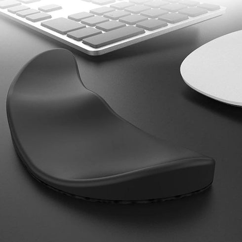 Ergonomic Mouse Wrist Rest Support (Black), Sliding Pad for Office Work, Gaming, Coding, Relief Sliding Gliding