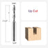 3/16 inch 1/4 inch SpeTool Carbide CNC Router Bits Cutting Diameter Up Cut Router Bit with Shank Suitable for CNC