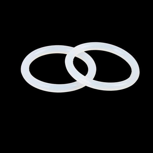 X AUTOHAUX Silicone O-Rings, 34mm OD, 27mm ID, 3.5mm Width VMQ Seal Gasket for Compressor Valves, Pack of 10