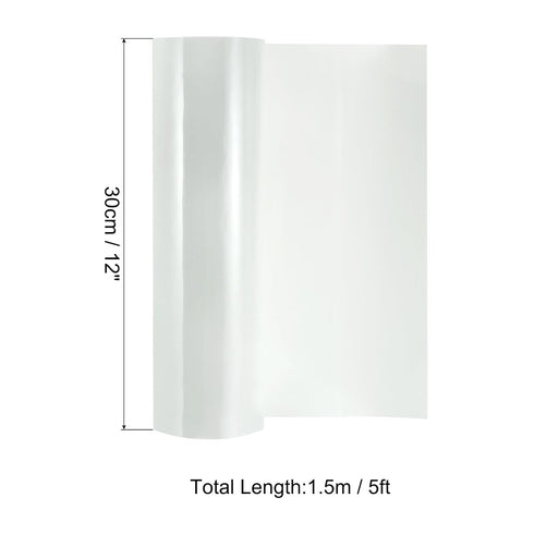 PATIKIL Waterproof Patch Seal Tape 12 in x 5 Ft, PVC Leak Proof Repair Tape Instant Sealing for HVAC Ducts, Roof Crack, Hoses Pipes, Awning, White