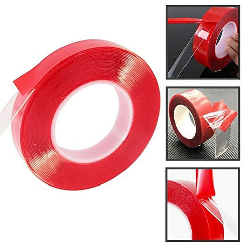 StarlandLed 33ft 10m 10mm Clear Mounting Tape - Acrylic Adhesive Double Sided Adhesive Foam Tape X Weatherproof Heavy