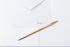 Gold Pens with Black Ink, Luxury Ballpoint Gold Pen Set of 6 in Glossy White Gift Box for Office Supplies