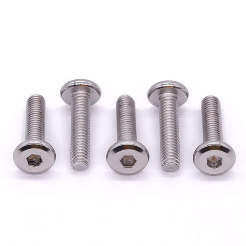 M6-1.0 x 20mm Hex Socket Head Cap Screws - 304 Stainless Steel 18-8 Flat Countersunk Machine Screws for DIY Projects,