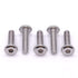 M8-1.25 x 20mm Hex Socket Head Cap Screws, 304 Stainless Steel 18-8, Flat Countersunk Machine Screws for Furniture, 20