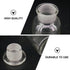 Baluue 250mL Clear Lab Chemicals Bottle, Narrow Mouth Reagent Bottle with Ground Glass Stopper