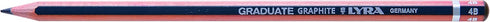 LYRA Graduate Graphite Pencils, 6 Pieces, Assorted Grades, Ideal for Student Artists & Schools