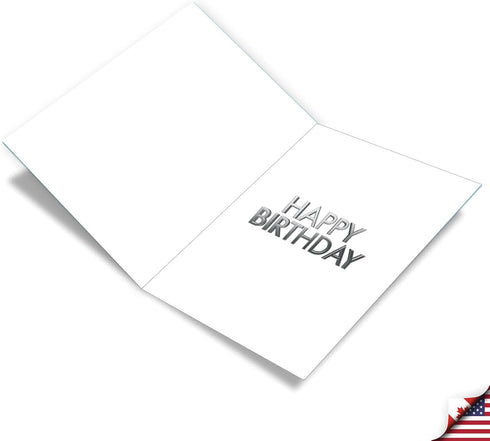 The Best Card Company 100th Birthday Card with Envelope (8.5 x 11 Inch) - Big Stationery Greeting for 100 Years Old