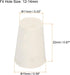 MECCANIXITY Rubber Tapered Plug 11mm to 15mm Solid Test Tubes Bungs Stopper White for Lab Home 24 Pieces