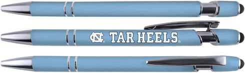 North Carolina Soft Touch Coated Metal Pen 4 Pack (4006), Light Blue, Multi by Greeting Pen