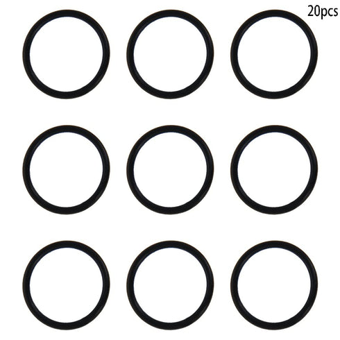 20Pcs Buna-N O-Ring Metric Nitrile Rubber Round Sealing O Ring Gasket for Electrical Appliance Mechanical Parts Plumbing Connection Faucet Repair Black Tone 1.1x0.9x0.09inch(ODxIDxW)