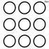 20Pcs Buna-N O-Ring Metric Nitrile Rubber Round Sealing O Ring Gasket for Electrical Appliance Mechanical Parts Plumbing Connection Faucet Repair Black Tone 1.1x0.9x0.09inch(ODxIDxW)