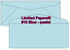 Bright Blue #10 Business Envelopes - 100 Envelopes - Limited Papers Brand Envelopes by Limited Papers