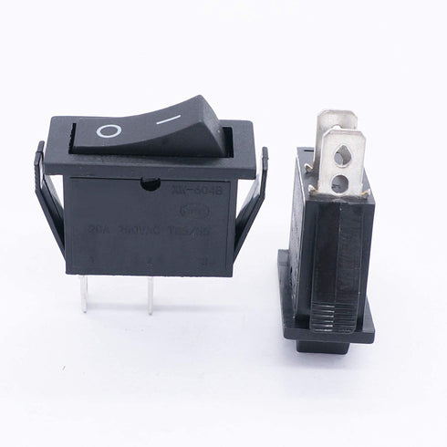 TWTADE 8Pcs Boat Rocker Switch, Latching ON/Off SPST, 2 Pin, 2 Position, Car Auto Boat Toggle Switch